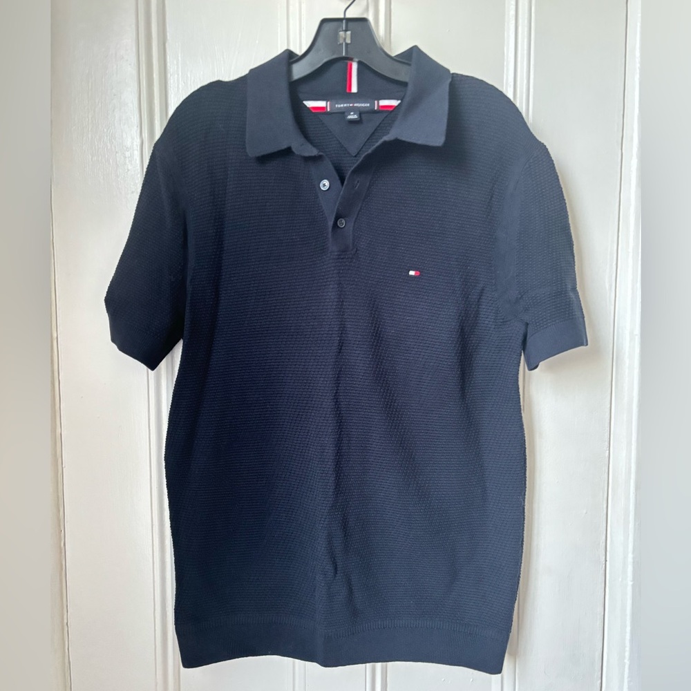 Tommy Hilfiger Men's Navy Polo Shirt